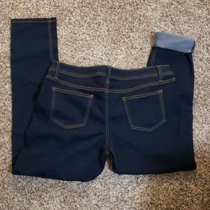 Muddy stretchy skinny jeans